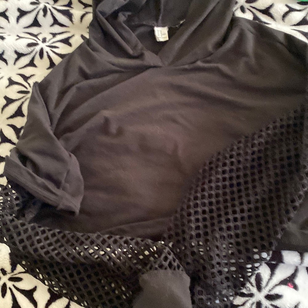 Black hoodie shirt